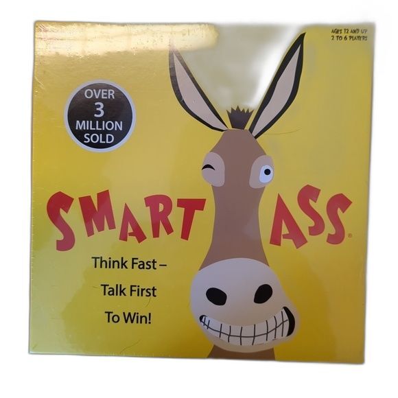 Smart Ass Board Game By University Games Ages 12+ Sealed NEW IN BOX - Picture 1 of 2